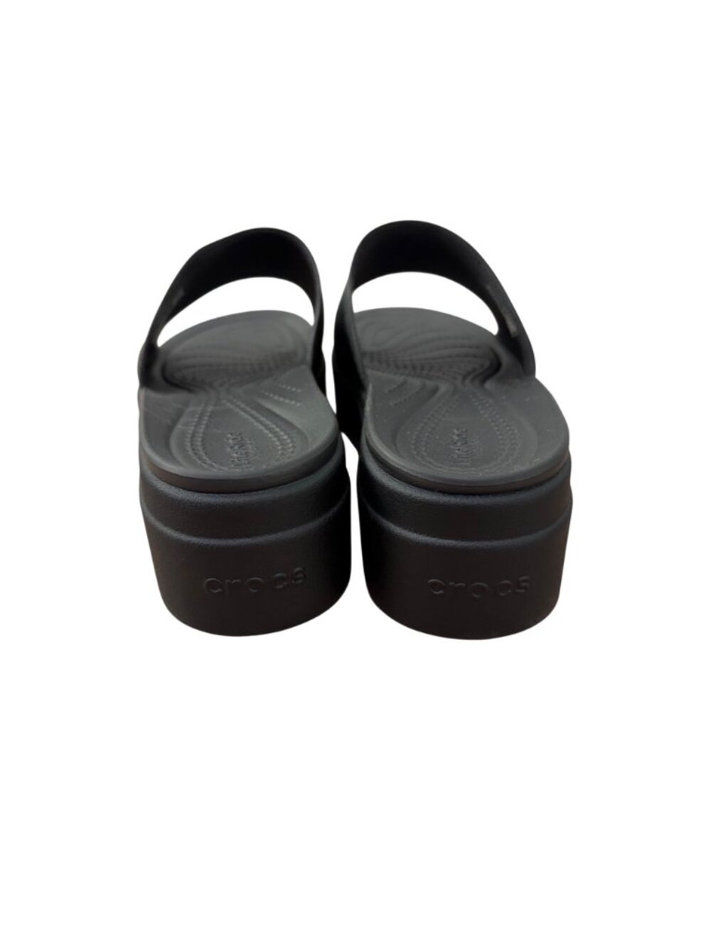 Crocs Womens LiteRide Platform Slides Black W8 Comfort Sandals - Picture 9 of 15